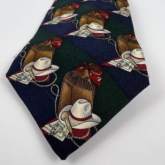 Quote Me Rogers Company Will Rogers Country Music‎ Western Necktie Tie - Picture 2 of 7